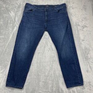 Mavi Jeans Mens 40/30 Blue Denim Single Stitch Dark Wash Jake Slim Leg Outdoor